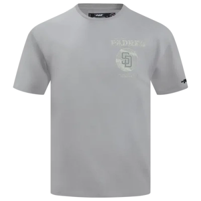Pro Standard Mens  Padres Blueprint Pro Drop Shoulder Fc T-shirt In Silver