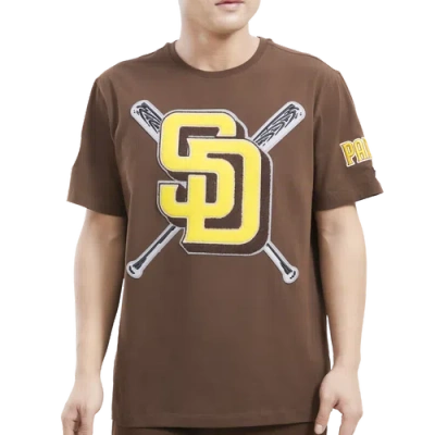 Pro Standard Mens  Padres Mash Up Sj Tee In Brown
