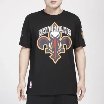Pro Standard Mens  Pelicans Crackle Sj T-shirt In Black