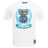 Pro Standard Mens  Pistons Blue Crest T-shirt In White/carolina