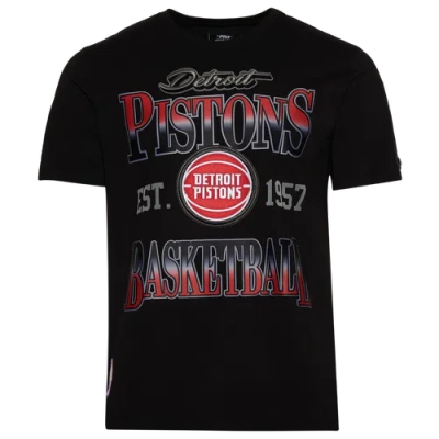 Pro Standard Mens  Pistons Bred T-shirt In Black/red