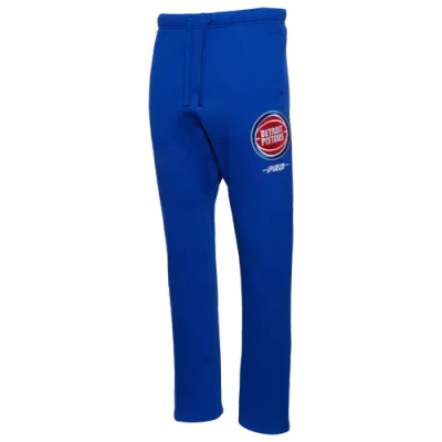 Pro Standard Mens  Pistons City Signature Straight Leg Pants In Royal/blue