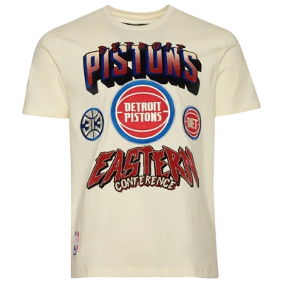 Pro Standard Mens  Pistons Gtp Short Sleeve T-shirt In Neutral