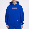 Pro Standard Mens  Pistons Os Letters Fleece P/o Hoodie In Blue/blue