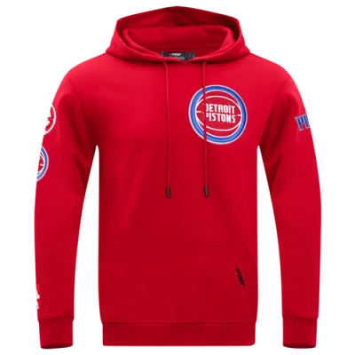 Pro Standard Mens  Pistons Pullover Hoodie In Red