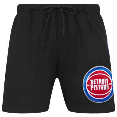 Pro Standard Mens  Pistons Souvenir Mesh Shorts In Red/black