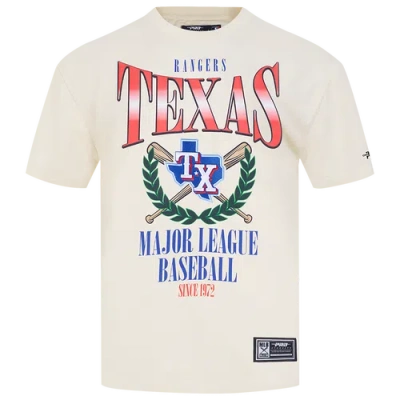 Pro Standard Mens  Rangers Around The World Cj Ds T-shirt In Eggshell/multi
