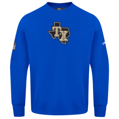 Pro Standard Mens  Rangers Champs Drop Shoulder Crew In Blue