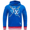 Pro Standard Mens  Rangers Mash Up M Rib Flc Po Hoodie