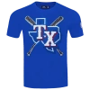 Pro Standard Mens  Rangers Mash Up M Sj Tee In Blue