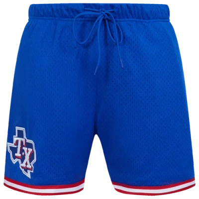 Pro Standard Mens  Rangers Mesh Basketball Shorts In Royal/multi