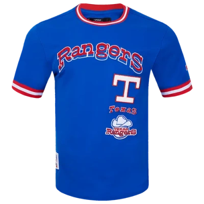 Pro Standard Mens  Rangers Retro Classic Dk Tee In Blue