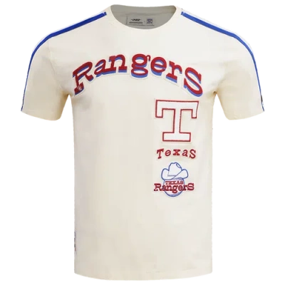 Pro Standard Mens  Rangers Retro Classic Sj Striped Tee