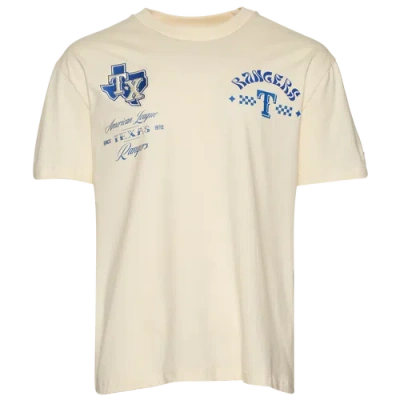 Pro Standard Mens  Rangers Wavy Pro Drop Shoulder Fc T-shirt In Neutral