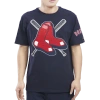 Pro Standard Mens  Red Sox Mash Up Sj Tee In Blue