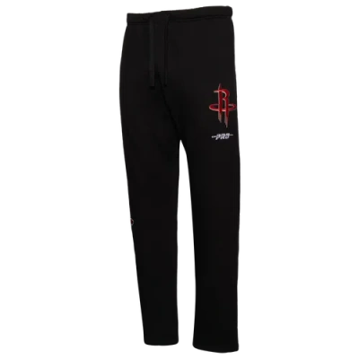 Pro Standard Mens  Rockets City Signature Straight Leg Pants In Black/black