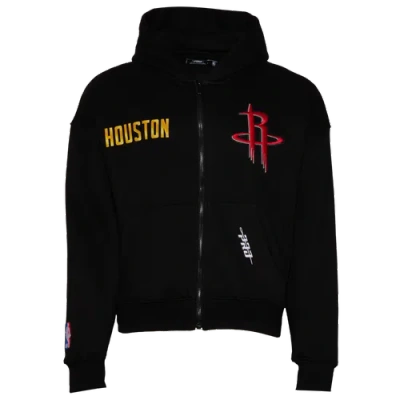 Pro Standard Mens  Rockets Gold Hoops Pro Full-zip Hoodie In Multi