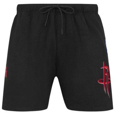 Pro Standard Mens  Rockets Souvenir Mesh Shorts In Black/red