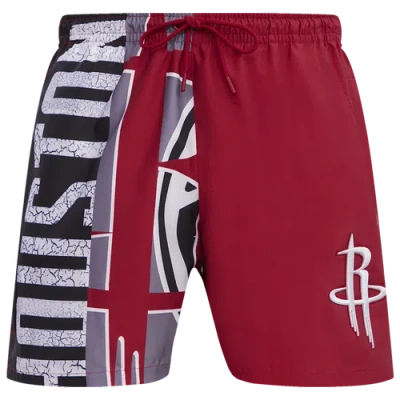 Pro Standard Mens  Rockets Split Mash Up Logo Woven Shorts In Multi/multi