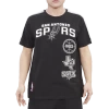 Pro Standard Mens  Spurs Retro Classic Sj Striped Tee In Black