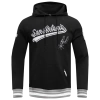 Pro Standard Mens  Spurs Script Tail Rib Flc Po Hoodie In Black