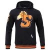 Pro Standard Mens Phoenix Suns  Suns Mash Up Rib Flc Po Hoodie In Black