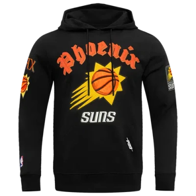 Pro Standard Mens  Suns Old English Flc Po Hoodie In Black