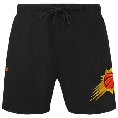 Pro Standard Mens  Suns Souvenir Mesh Shorts In Black/orange