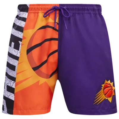 Pro Standard Mens  Suns Split Mash Up Logo Woven Shorts In Multi/multi