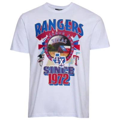 Pro Standard Mens  Texas Rangers Deco Sj T-shirt In White