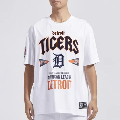 Pro Standard Mens  Tigers City Tour T-shirt In White/white