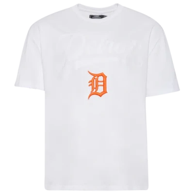 Pro Standard Mens  Tigers Living Large Cj Drop Shoulder T-shirt In White