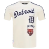 Pro Standard Mens  Tigers Retro Classic Sj Striped Tee In White