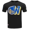 Pro Standard Mens  Warriors Mash Up Sj Tee In Black