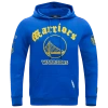 Pro Standard Mens  Warriors Old English Flc Po Hoodie In Blue