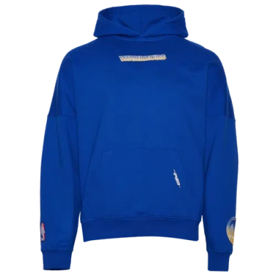 Pro Standard Mens  Warriors Os Letters Fleece P/o Hoodie In Blue/blue