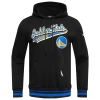 Pro Standard Mens  Warriors Script Tail Rib Flc Po Hoodie
