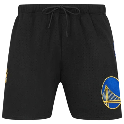 Pro Standard Mens  Warriors Souvenir Mesh Shorts In Black/blue
