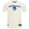 Pro Standard Mens  Warriors World Of Basketball T-shirt In Eggshell/multi
