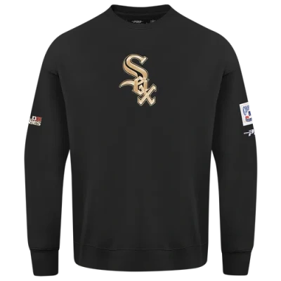 Pro Standard Mens  White Sox Champs Drop Shoulder Crew In Black