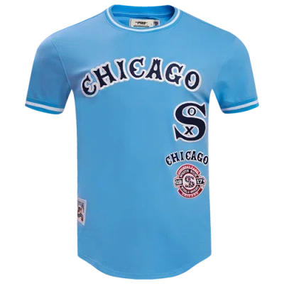 Pro Standard Mens  White Sox Retro Classic Dk Tee In University Blue
