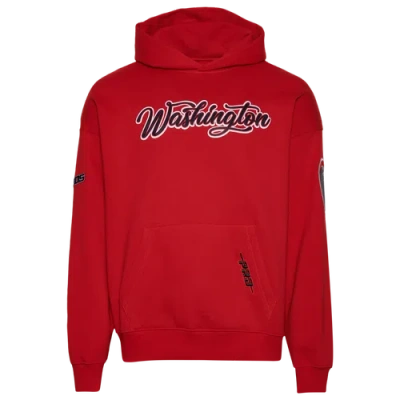 Pro Standard Mens  Wizards City Signature Fleece Pullover Hoodie In Red/navy