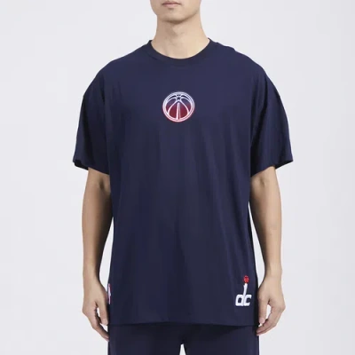 Pro Standard Mens  Wizards Os Letters Cj Ds T-shirt In Navy/navy