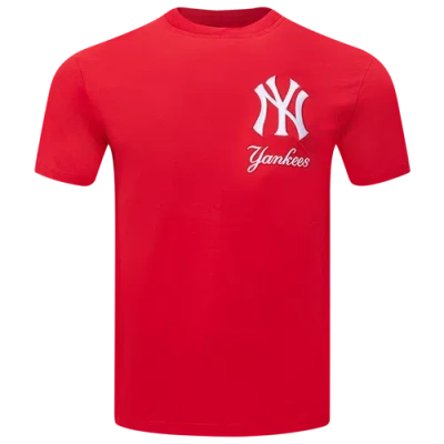 Pro Standard Mens  Yankees Championships Sj T-shirt In Red