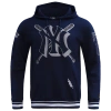 Pro Standard Mens  Yankees Mash Up Rib Flc Po Hoodie