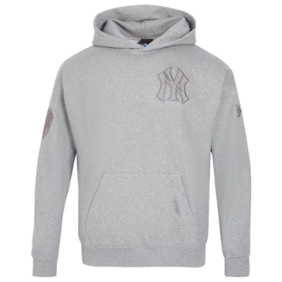 Pro Standard Mens  Yankees Pullover Hoodie In Gray