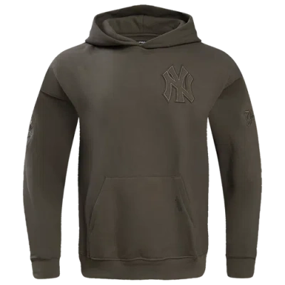 Pro Standard Mens  Yankees Pullover Hoodie In Brown
