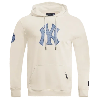Pro Standard Mens  Yankees Pullover Hoodie In Sand