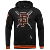 Pro Standard Mens San Francisco Giants  Giants Mash Up Rib Flc Po Hoodie