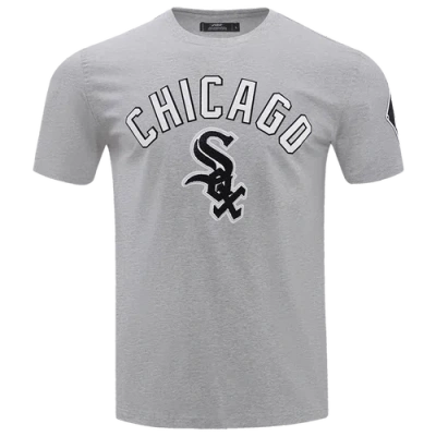 Pro Standard Mens White Sox Classic Bristle Sj Tee In Heather Grey